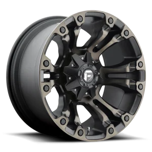 Fuel – D569 VAPOR – Black – 17″x10″ -18mm – All weather Wheels – D56917007047